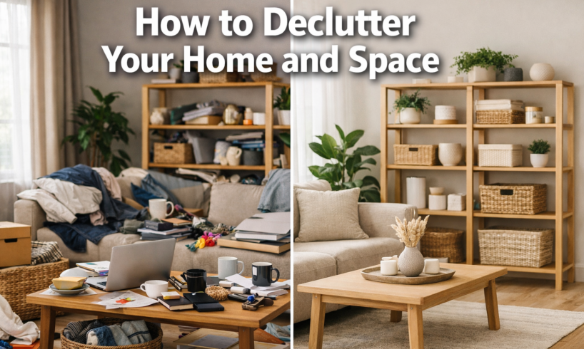 How to Declutter Your Home and Space