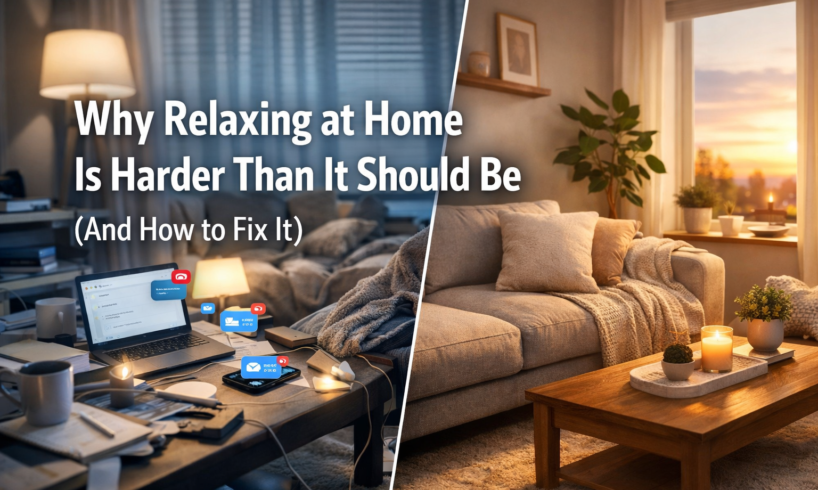Why Relaxing at Home Is Harder Than It Should Be (And How to Fix It)